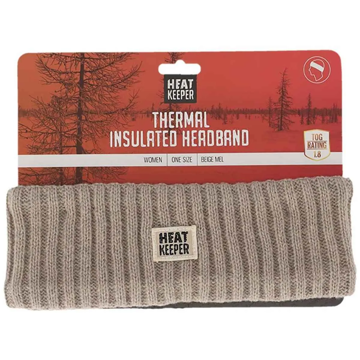 Heatkeeper Hoofdband Dames Beige Melange