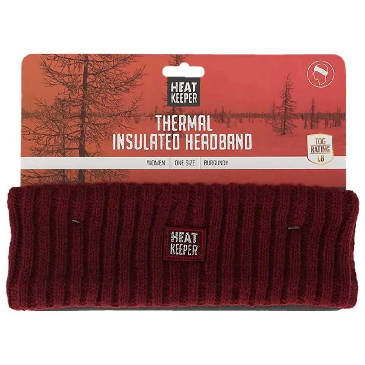 Heatkeeper Hoofdband Dames Burgundy