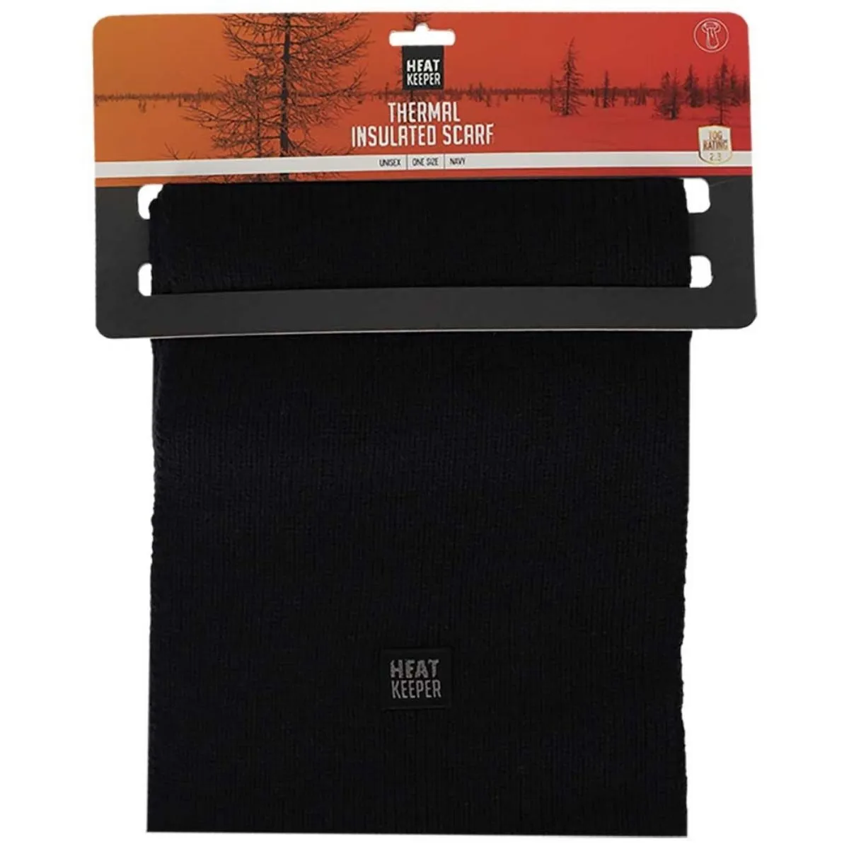 Heatkeeper Thermo Sjaal Heren Knitted Navy