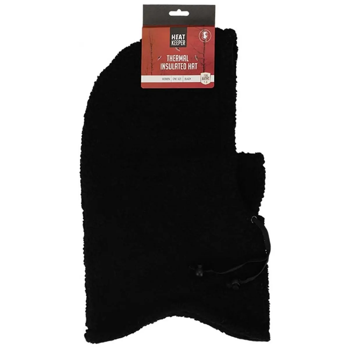 Heatkeeper Balaclava Dames Teddy Zwart