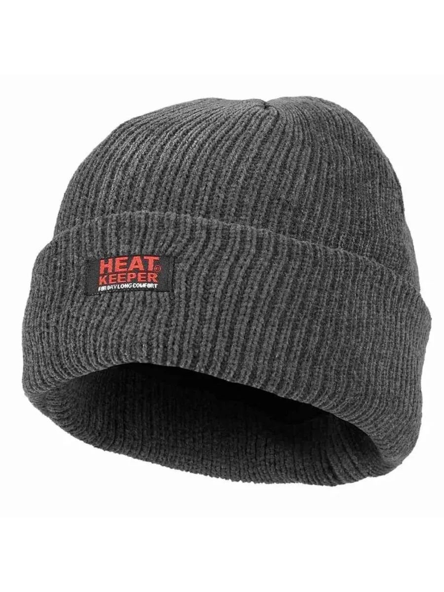 Heatkeeper Dames Winter Set Chenille - Muts + Handschoenen Dark Grey
