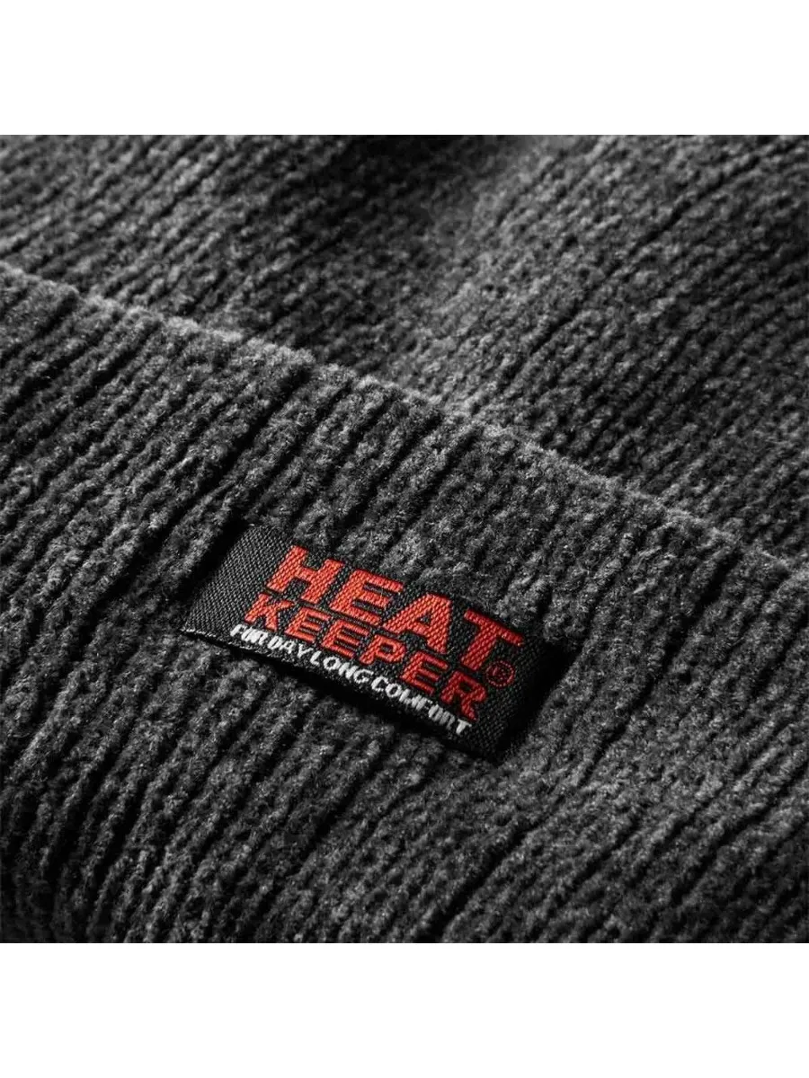 Heatkeeper Dames Winter Set Chenille - Muts + Handschoenen Dark Grey