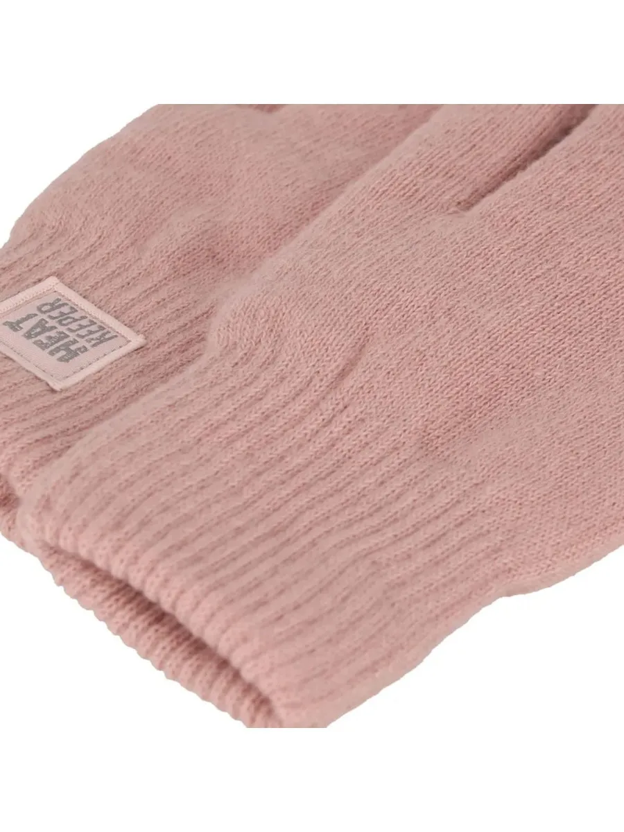 Heatkeeper Dames Winter Set - Muts + Handschoenen - Roze