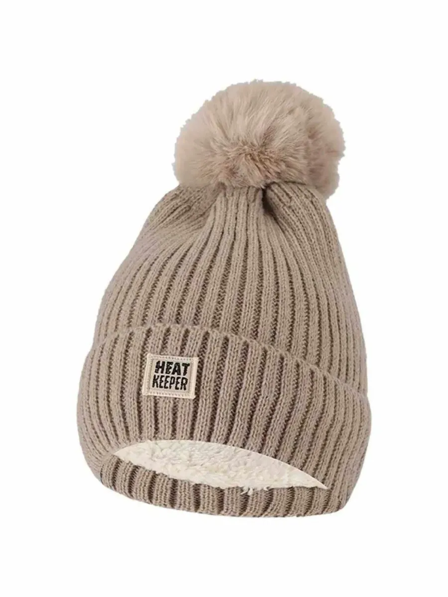 Heatkeeper Dames Winter Set - Muts + Handschoenen + Nekwarmer - Beige