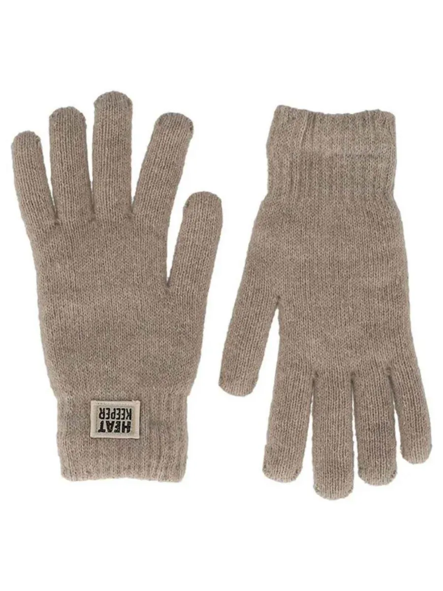 Heatkeeper Dames Winter Set - Muts + Handschoenen - Beige