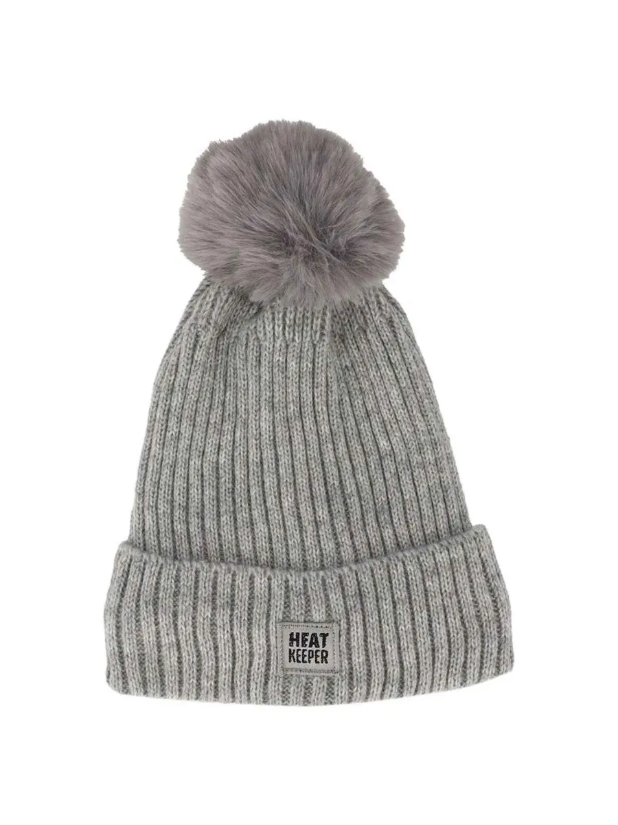 Heatkeeper Dames Winter Set - Muts + Handschoenen + Nekwarmer - Grey