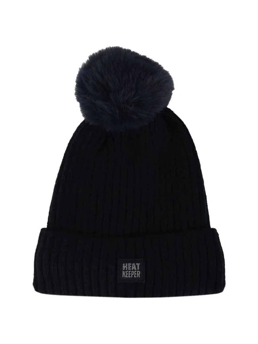 Heatkeeper Dames Winter Set - Muts + Handschoenen + Nekwarmer - Navy