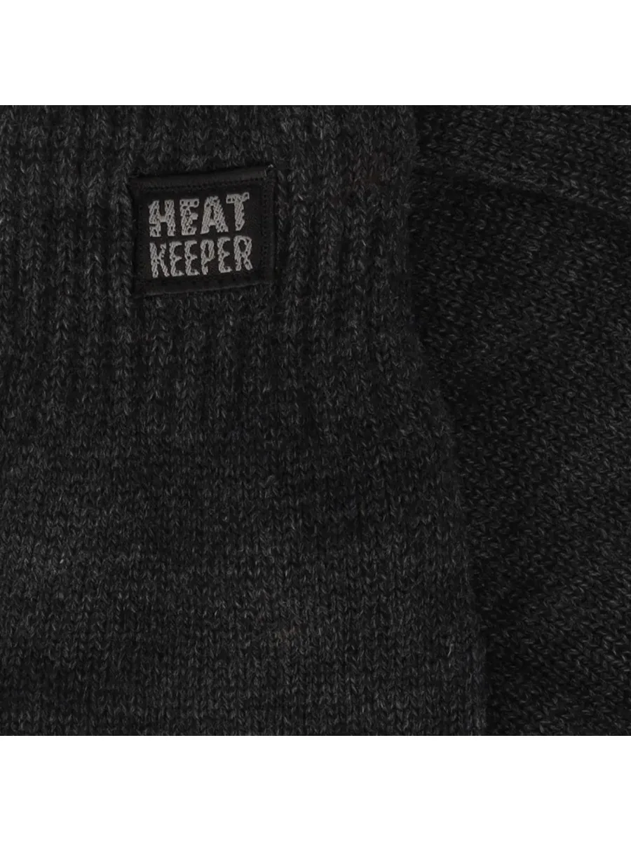 Heatkeeper Heren Winter Set - Muts + Handschoenen - Antraciet