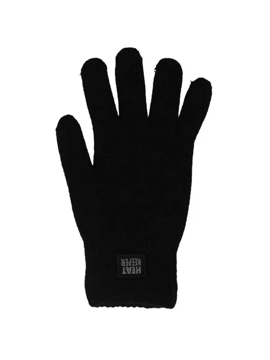 Heatkeeper Heren Winter Set - Muts + Handschoenen - Zwart