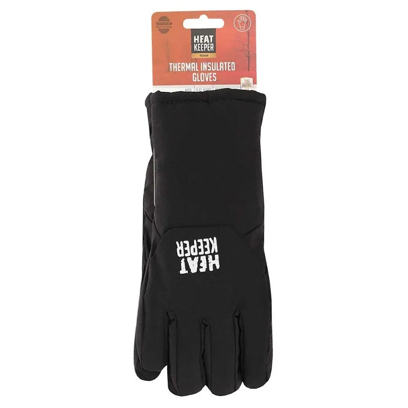 Heatkeeper Kinder Thermo Handschoenen Plus Zwart