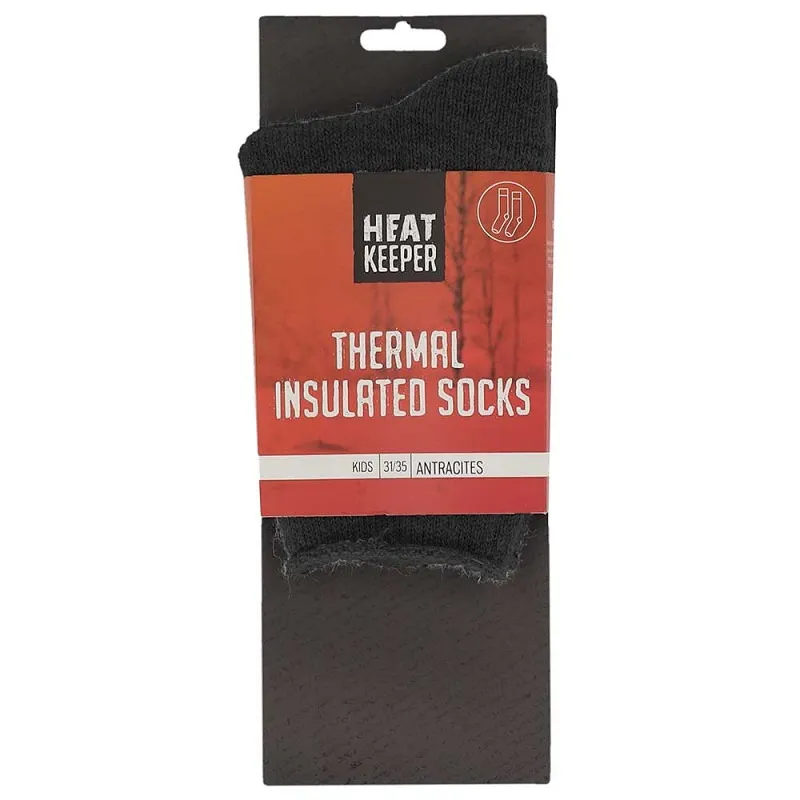 Heatkeeper Kinder Thermo Sokken Antraciet