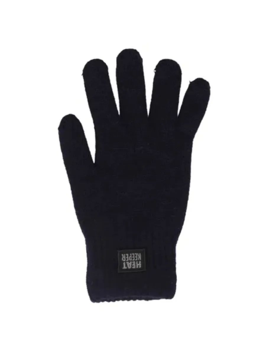 Heatkeeper Heren Winter Set - Muts + Handschoenen - Navy