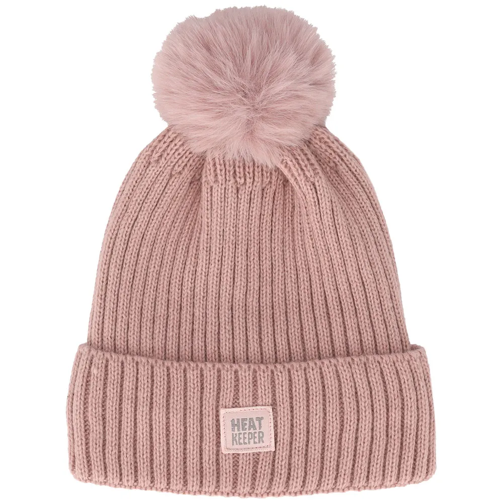 Heatkeeper Thermo Muts met Pompon Dames Pink