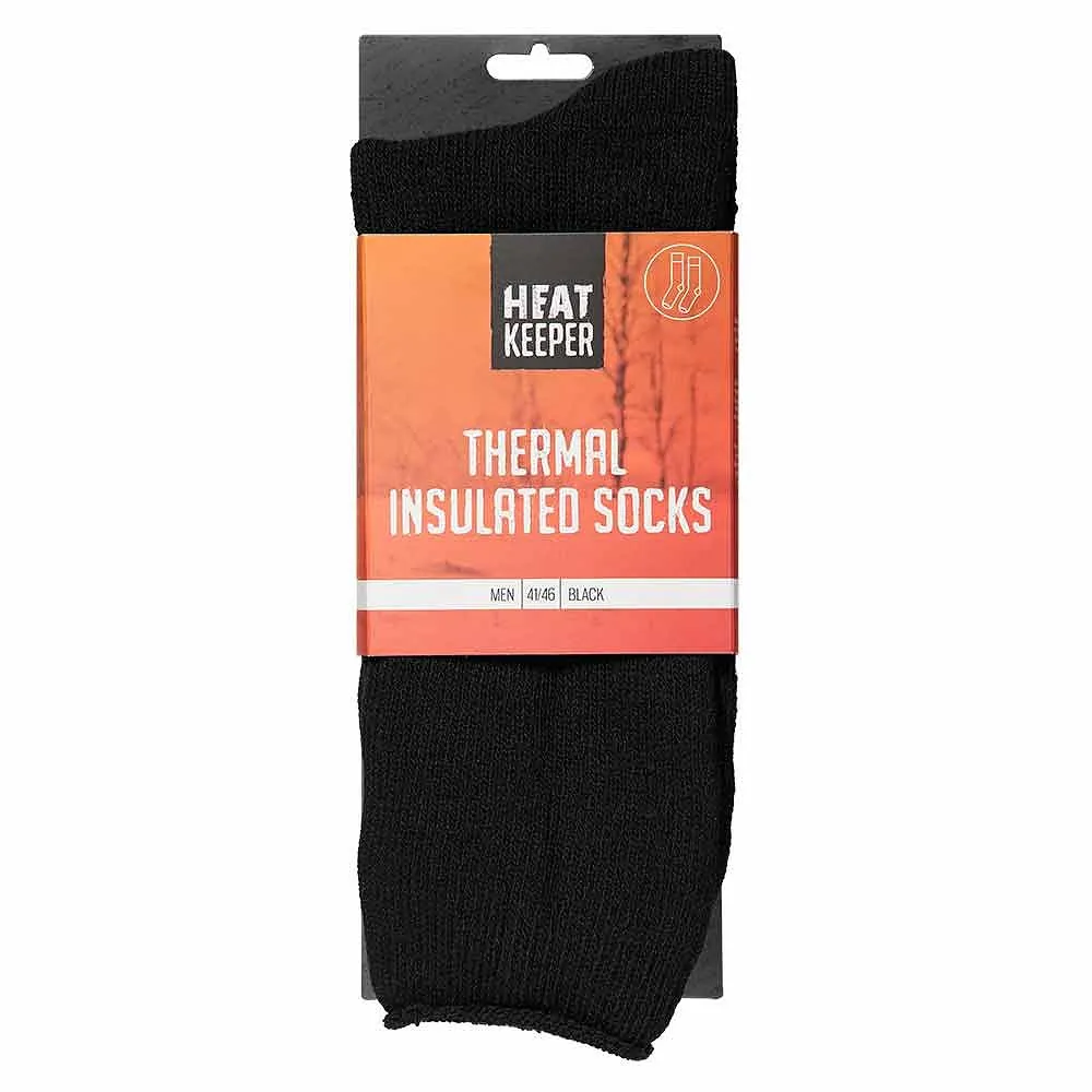Heatkeeper Heren Thermo Sokken Zwart