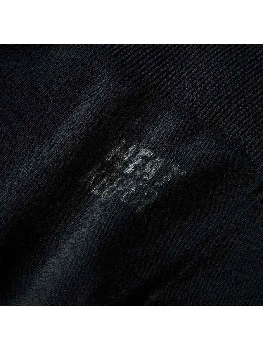 Heatkeeper Thermoset Dames Basic Naadloos - Thermoshirt + Thermo Legging - Zwart