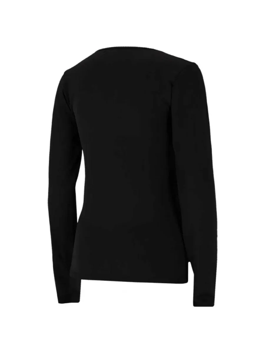 Heatkeeper Thermoset Dames Basic Naadloos - Thermoshirt + Thermo Legging - Zwart