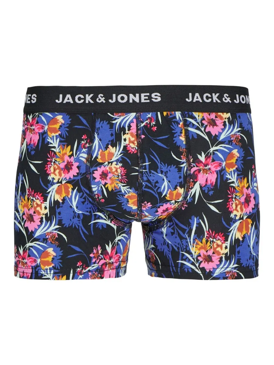 Jack & Jones Boxershorts JACBOTANIC 2-pack Zwart