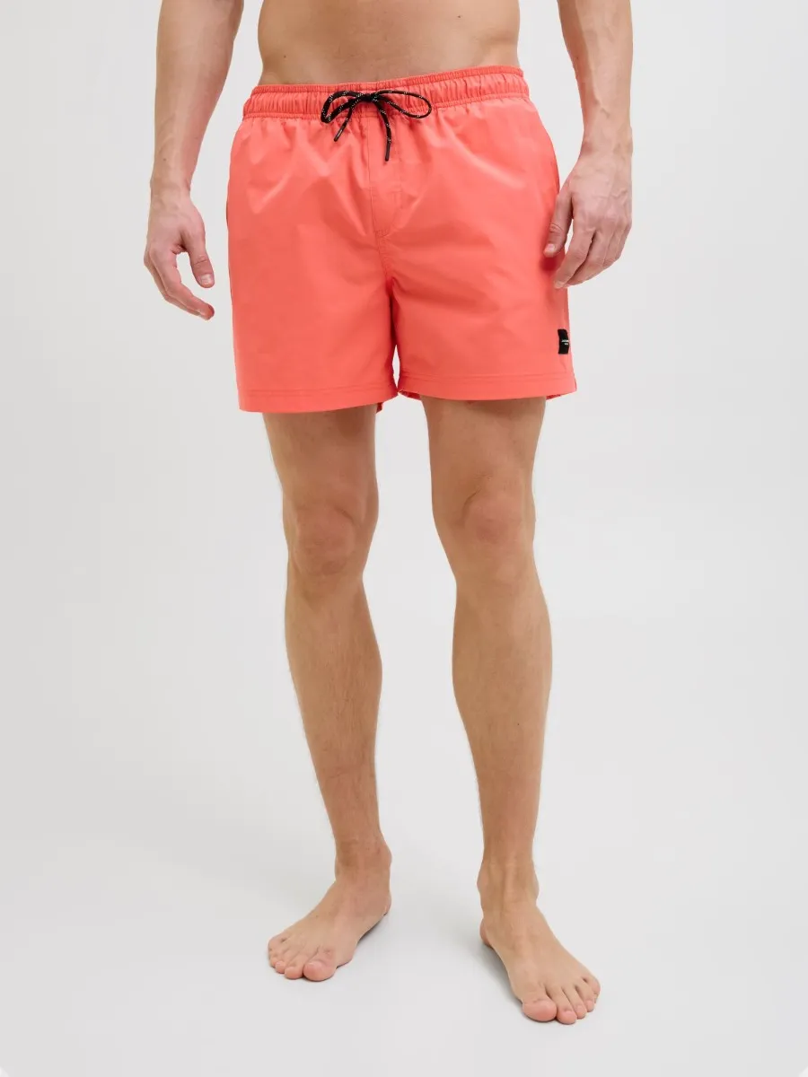 Jack & Jones Zwembroek JPSTMAUI Solid AKM Hot Coral