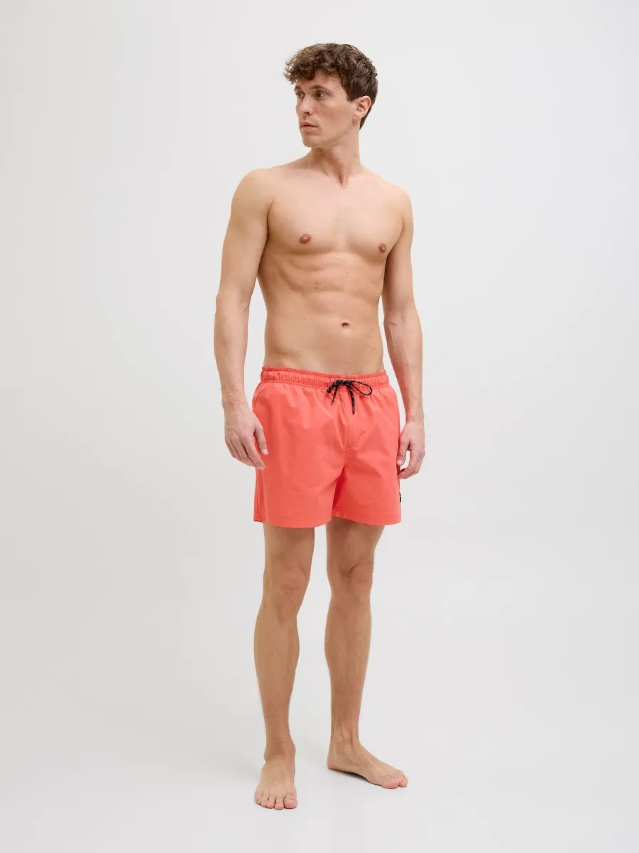 Jack & Jones Zwembroek JPSTMAUI Solid AKM Hot Coral