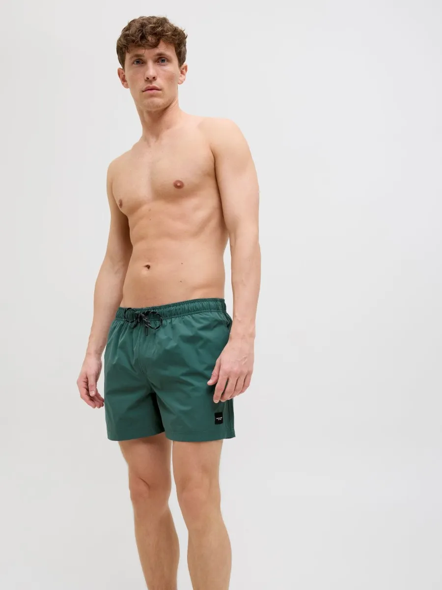 Jack & Jones Zwembroek JPSTMAUI Solid AKM Mallard Green