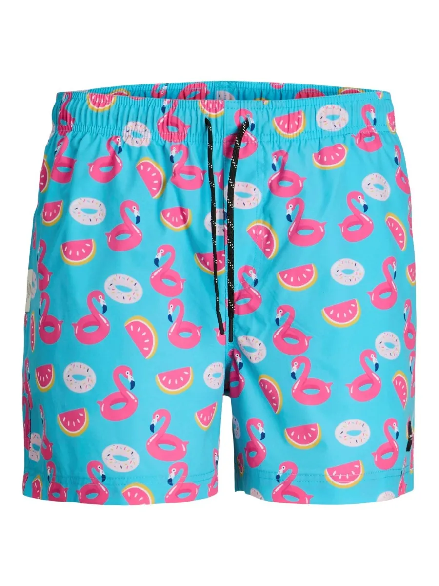 Jack & Jones Zwembroek JPSTMAUI Novelty AOP Scuba Blue