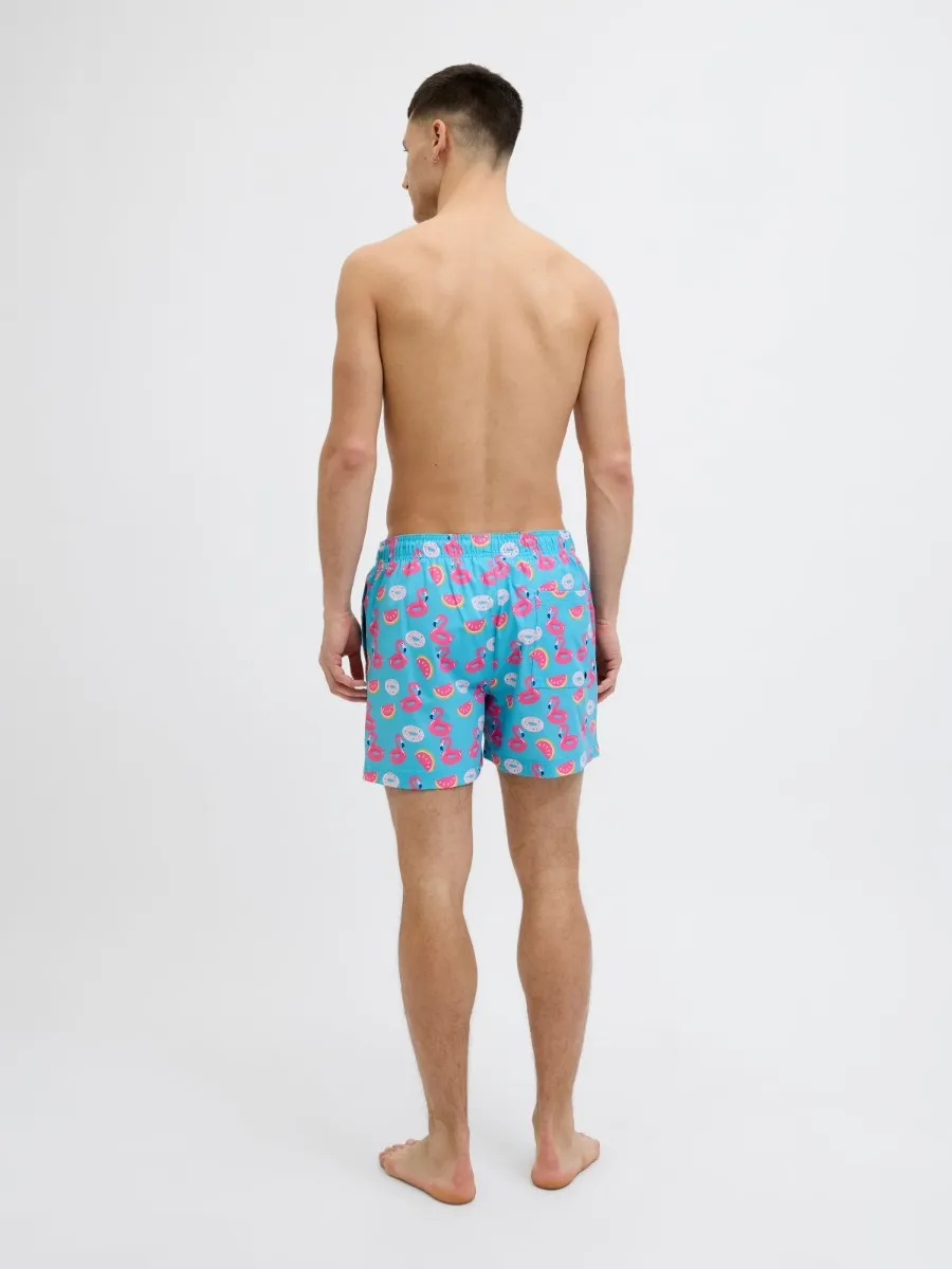Jack & Jones Zwembroek JPSTMAUI Novelty AOP Scuba Blue