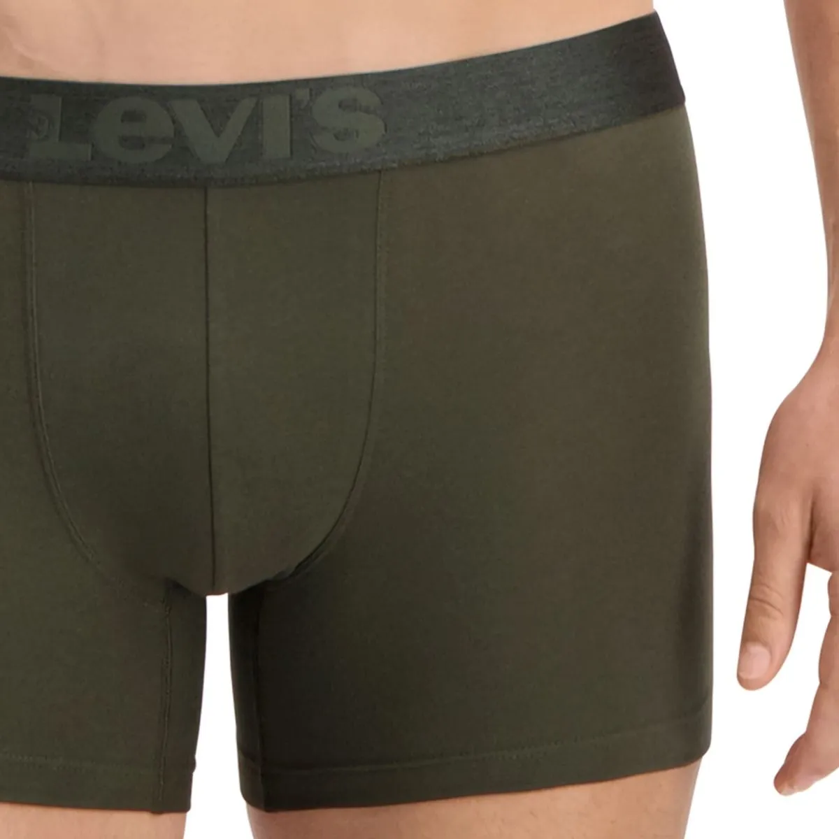 Levi's Boxershorts Melange WB Organic Cotton 6-pack Khaki