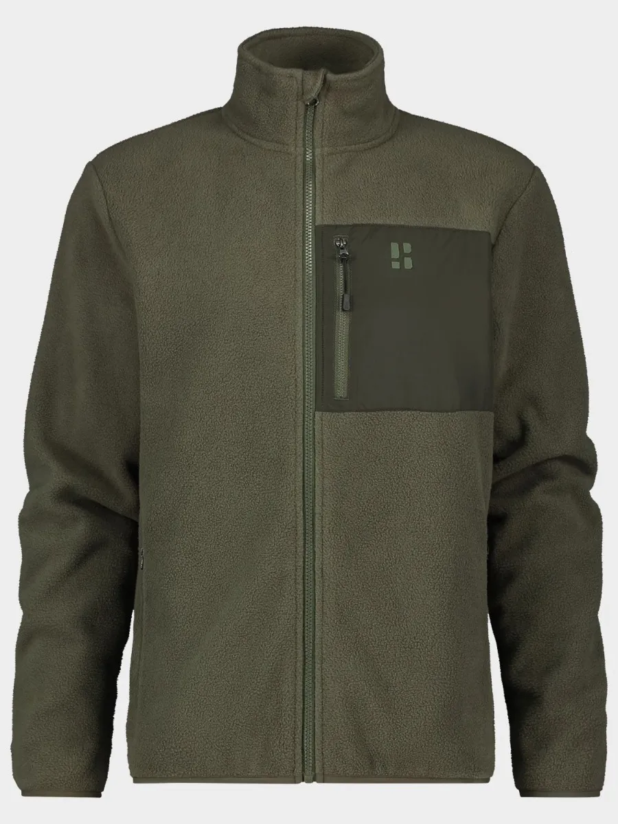 Poederbaas Four Seasons Fleece Vest Heren Groen