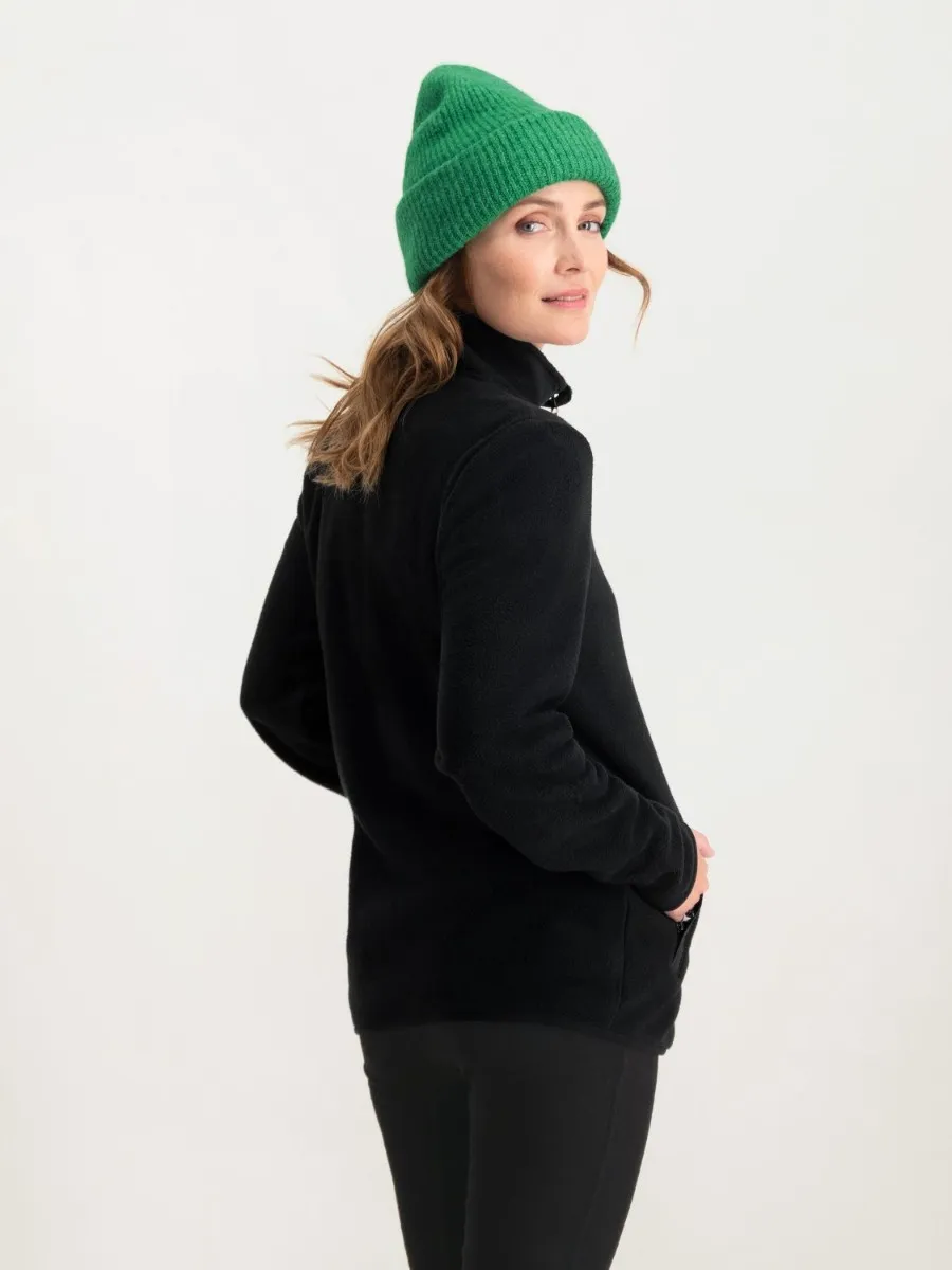 Poederbaas Four Seasons Fleece Vest Dames Zwart