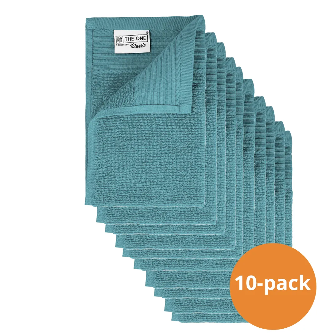 The One Gastendoek petrol 10 stuks 