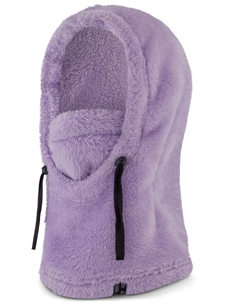 Poederbaas Balaclava Dames Fluffy Lila