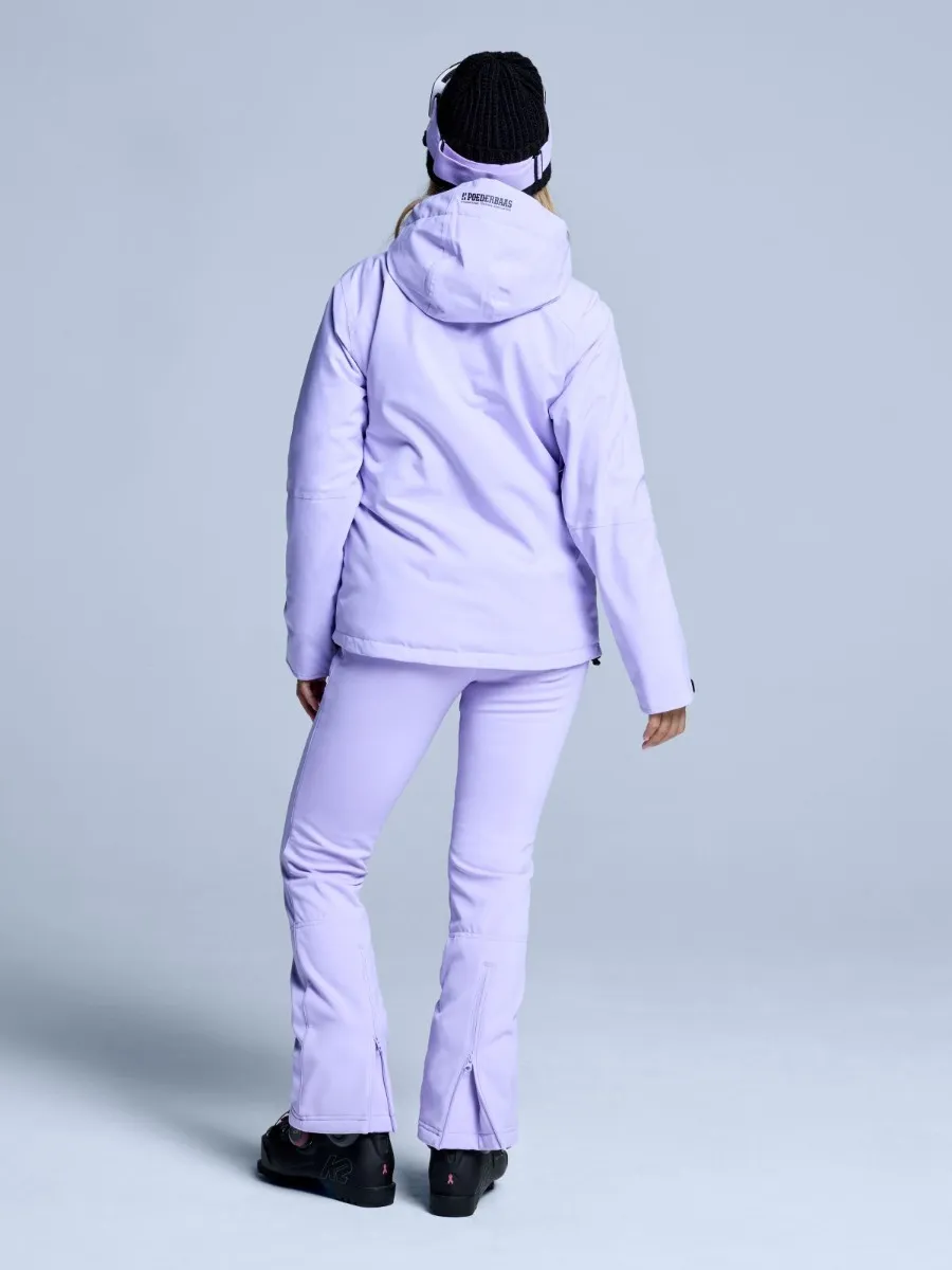 Poederbaas Skibroek Dames Stretch Softshell Lila
