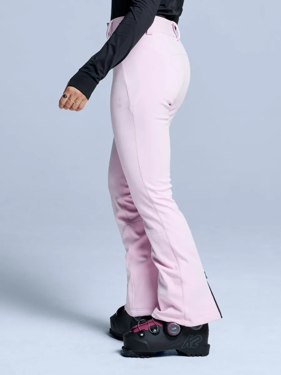 Poederbaas Skibroek Dames Stretch Softshell Powder Rose