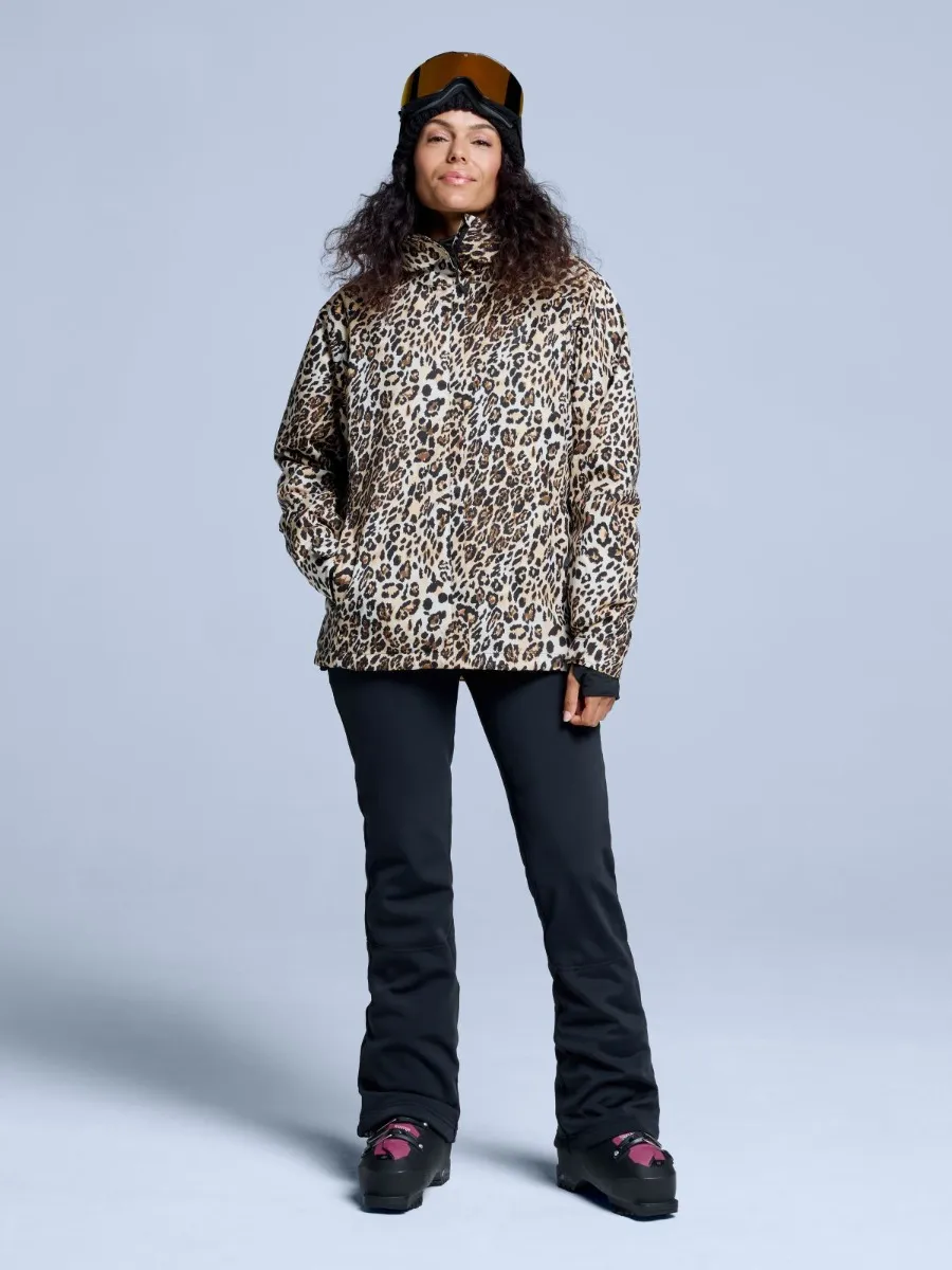 Poederbaas Ski-jas Dames Arty 2L Insulated Panterprint