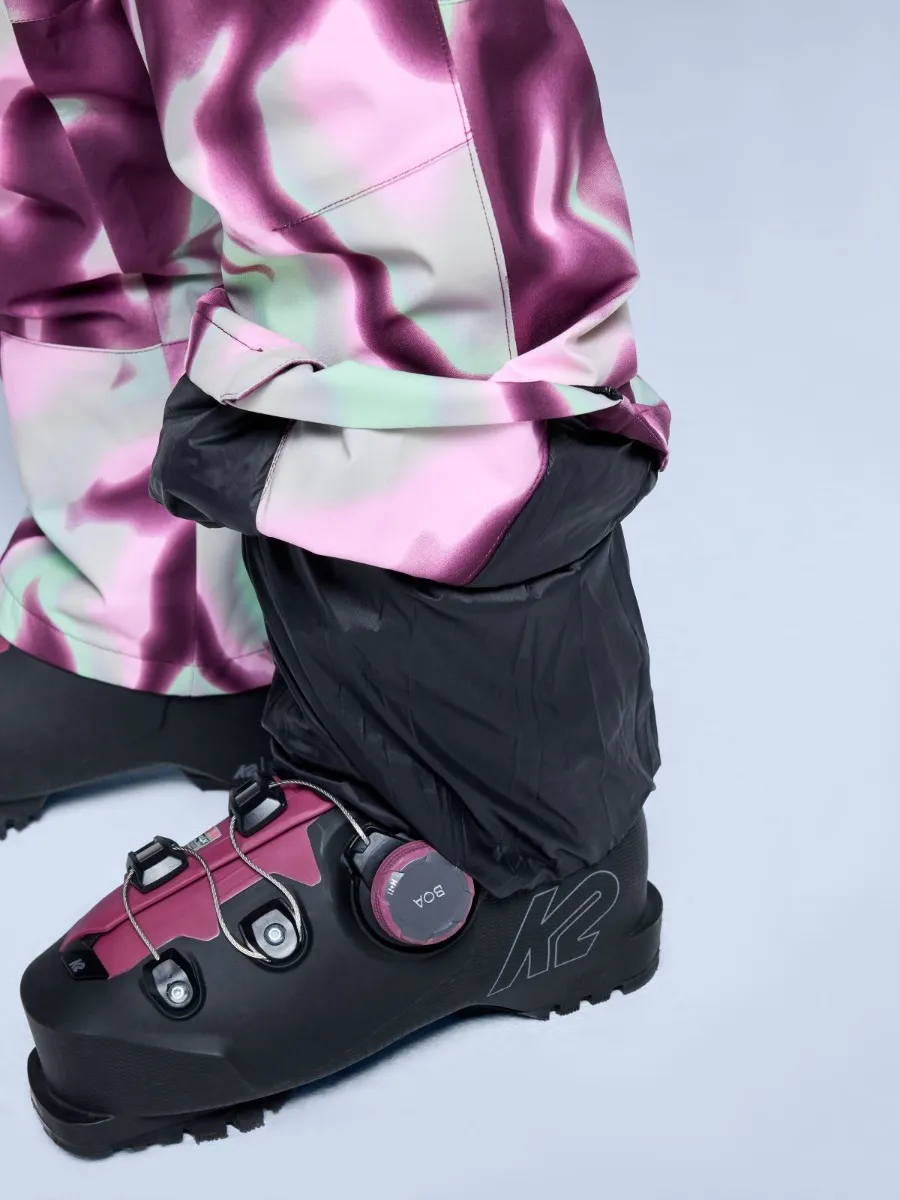 Poederbaas Skibroek Dames Arty 2L Insulated Tie Dye Pink Multi