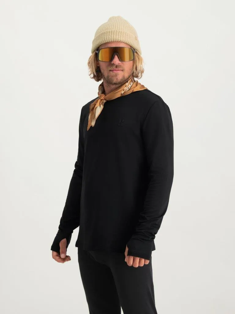 Poederbaas Four Seasons Lightweight Longsleeve Heren Zwart