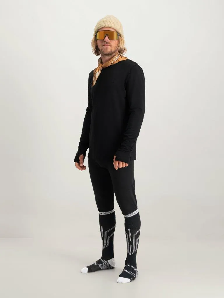 Poederbaas Four Seasons Lightweight Longsleeve Heren Zwart