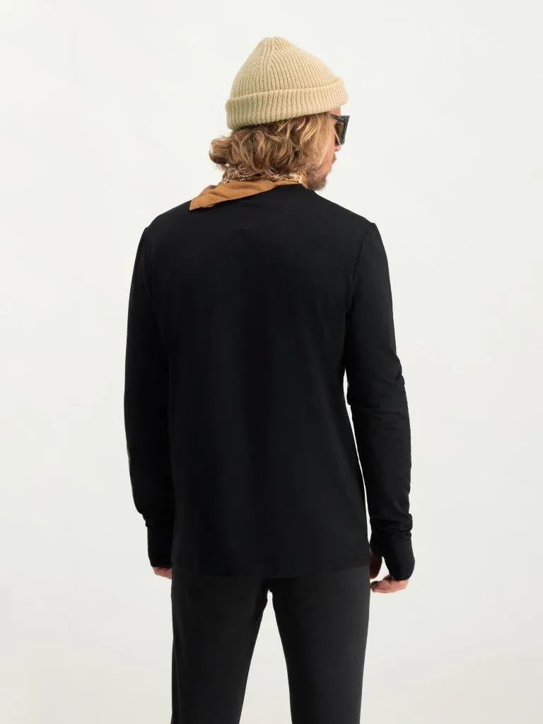 Poederbaas Four Seasons Lightweight Longsleeve Heren Zwart