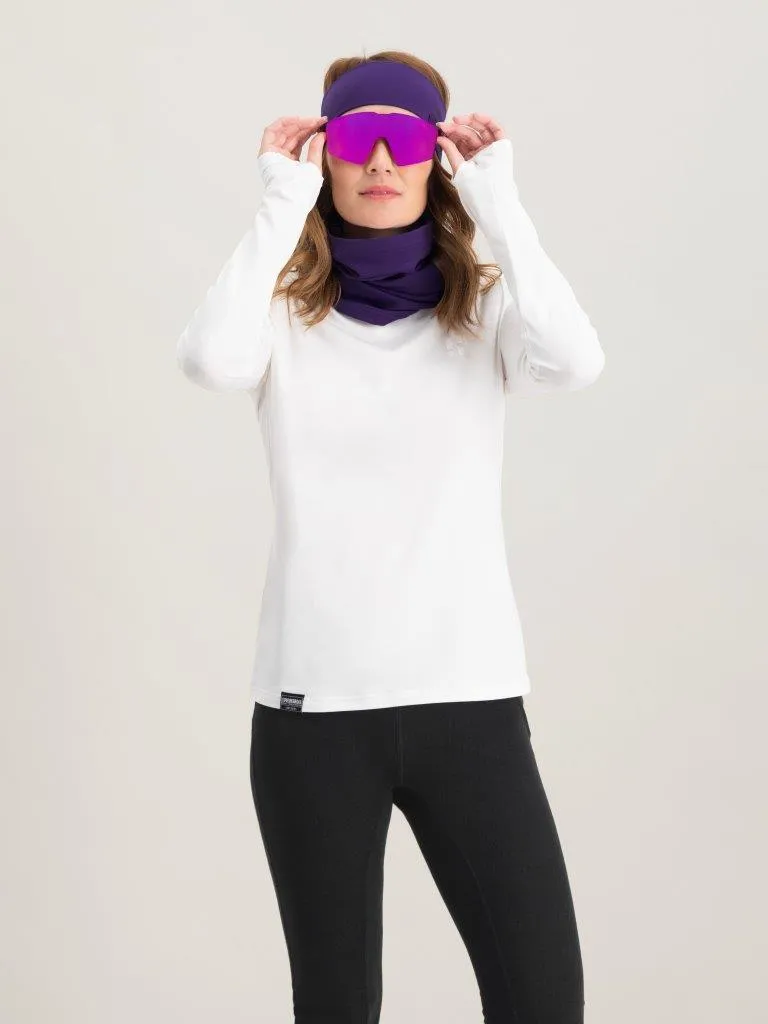 Poederbaas Hoofdband Arctic Paars