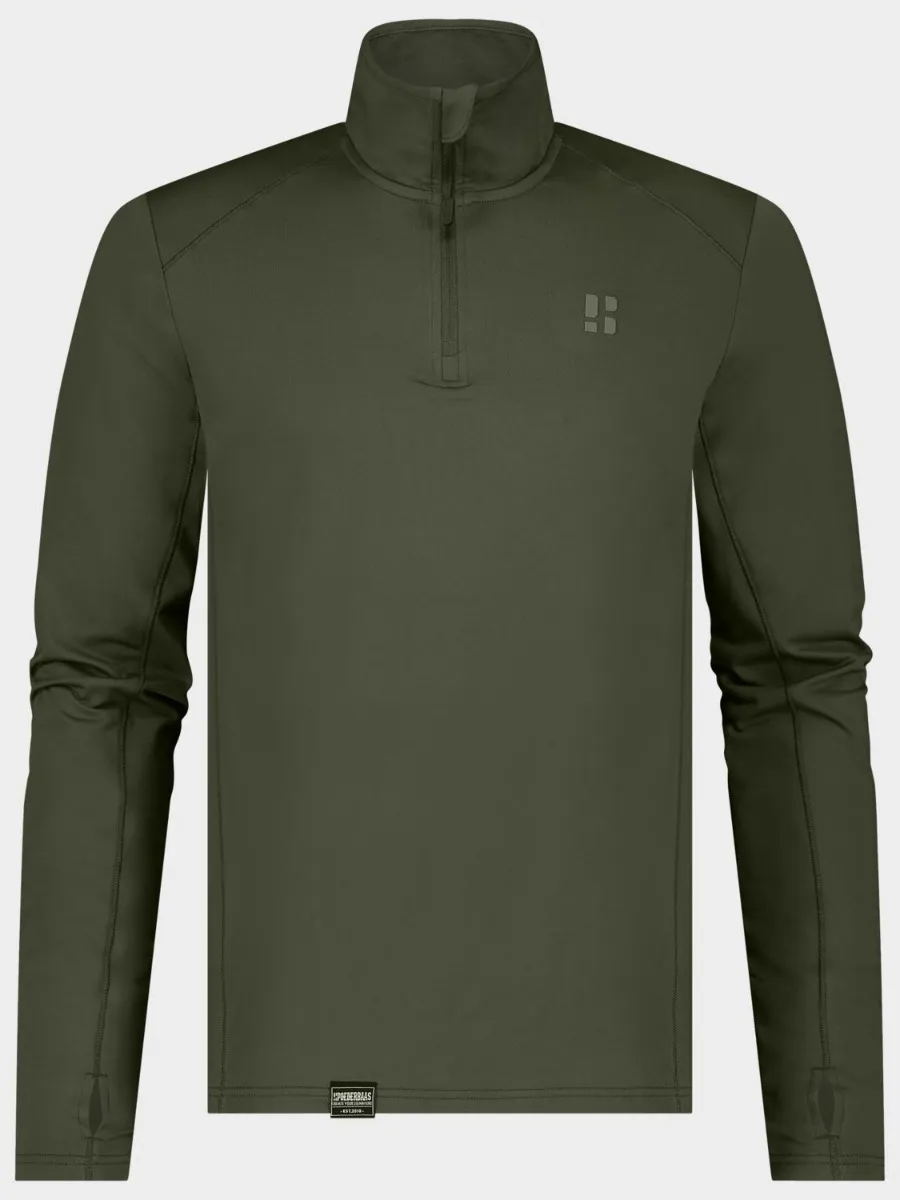 Poederbaas Midlayer Pully Heren Four Seasons Lightweight Groen