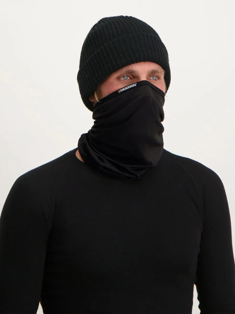 Poederbaas Nekwarmer Sport Zwart