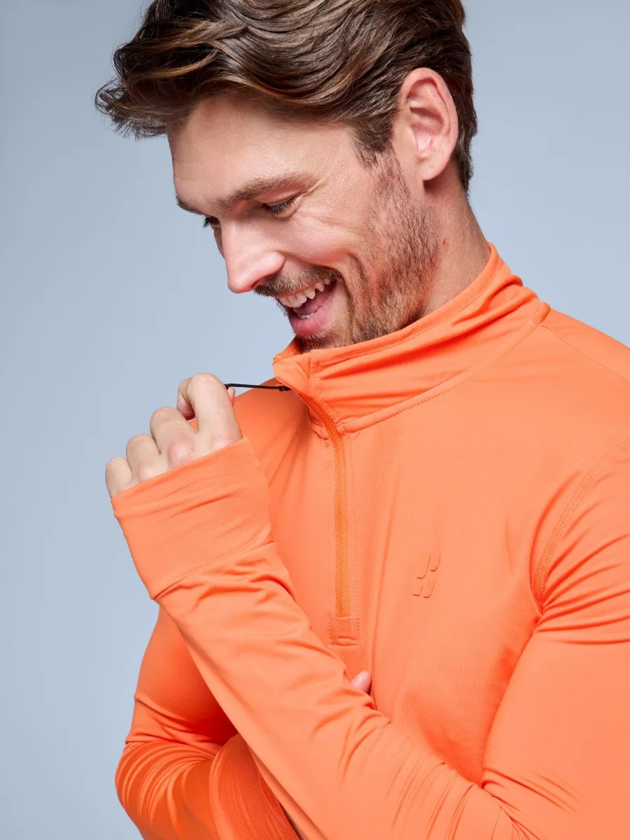 Poederbaas Midlayer Pully Heren Four Seasons Lightweight 2.0 Oranje