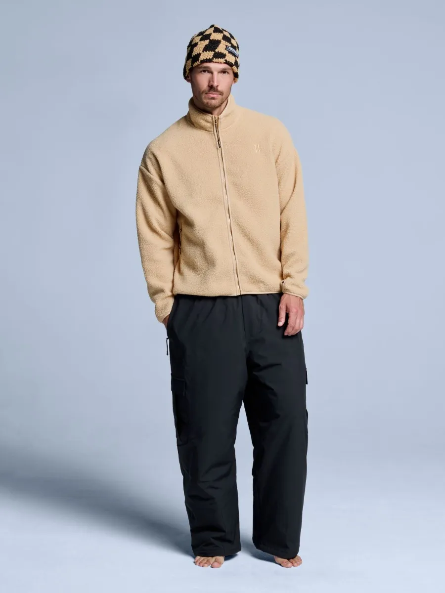 Poederbaas Muts Heren Checkerboard Warm Sand