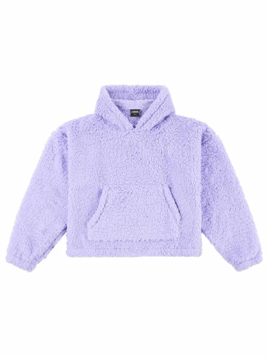 Poederbaas Fluffy Hoodie Dames Four Seasons Lila