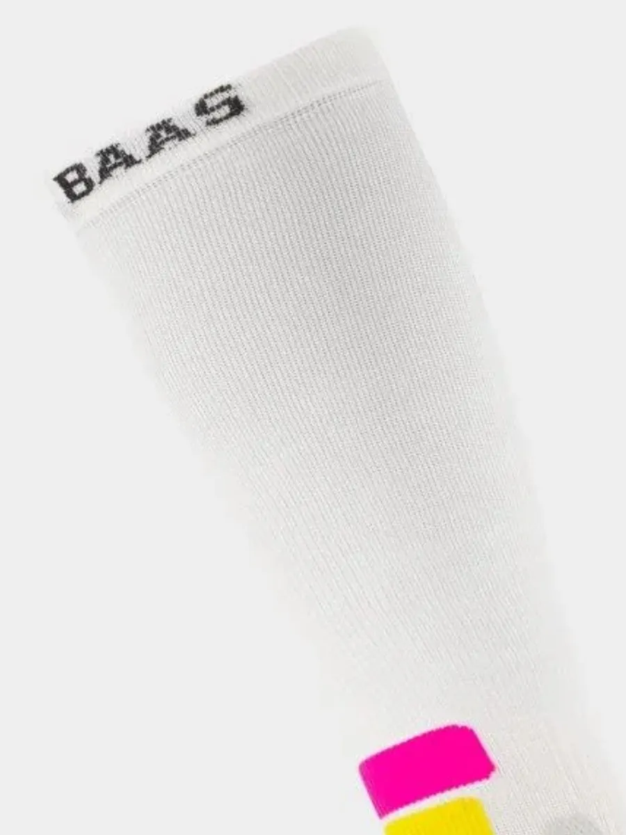 Poederbaas Skisokken Compressie Technical Pro Merino Wit