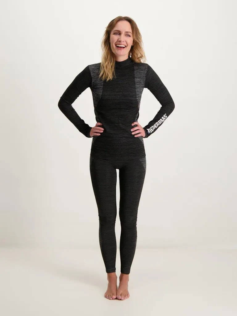 Poederbaas Thermo Legging Dames Technical Zwart