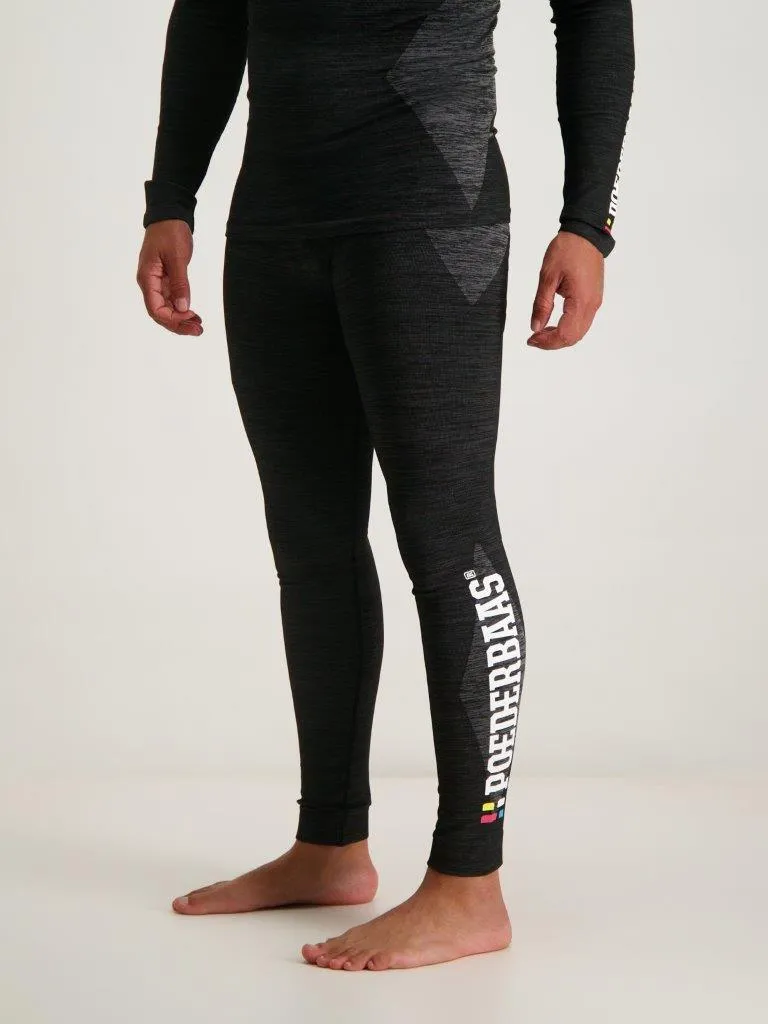 Poederbaas Thermo Legging Heren Technical Zwart
