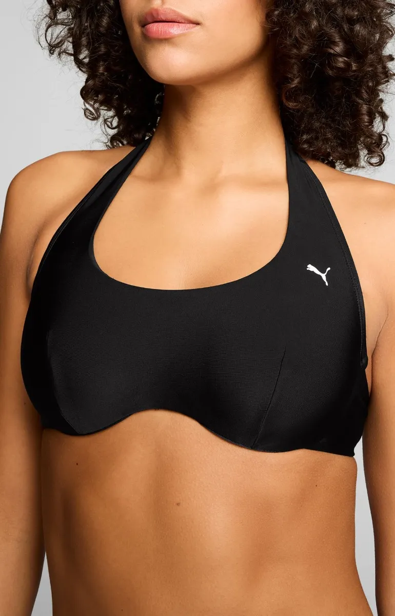 Puma Bikinitopje Scoop Neck Zwart