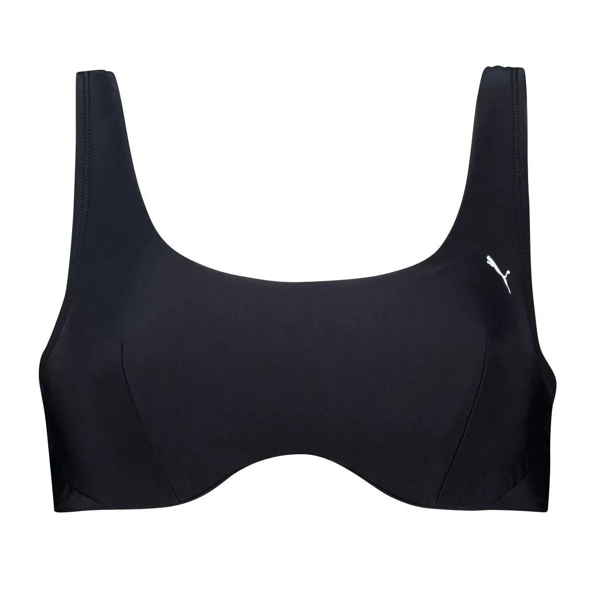 Puma Bikinitopje Scoop Neck Zwart