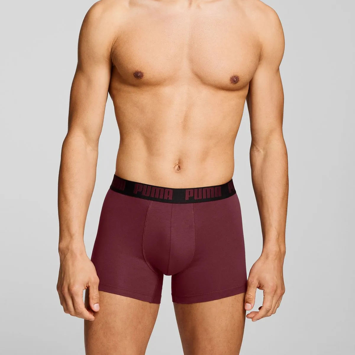 Puma Boxershorts 6-pack Black / Burgundy / Grey